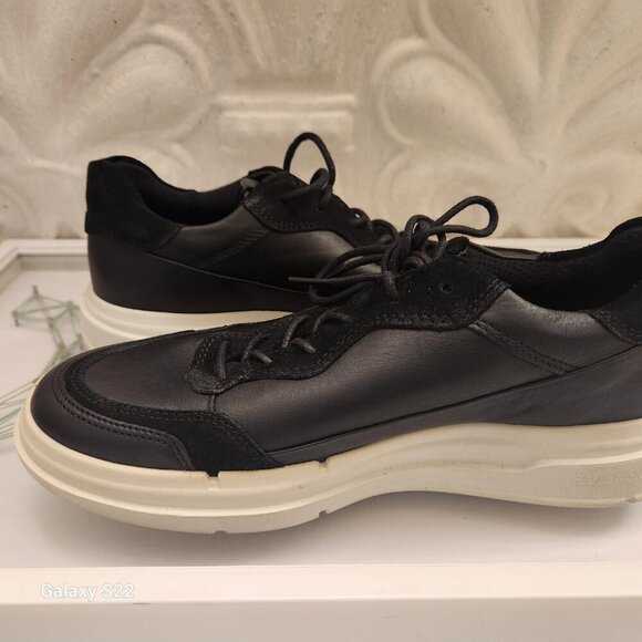 ECCO "Soft X" Black Leather Sneakers. NIB. Customer return. Size EU 38/US 7-7.5 - Picture 7 of 11